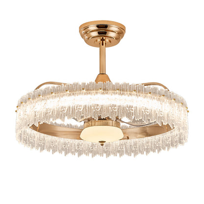 Fan light, dining room light, bedroom light, modern minimalist style YUHUAQI LIGHTING