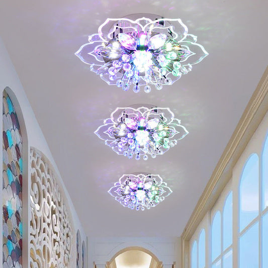 Small Crystal Lamp Corridor Lamp Modern Minimalist Living Room Lamp NatalizHomeShop