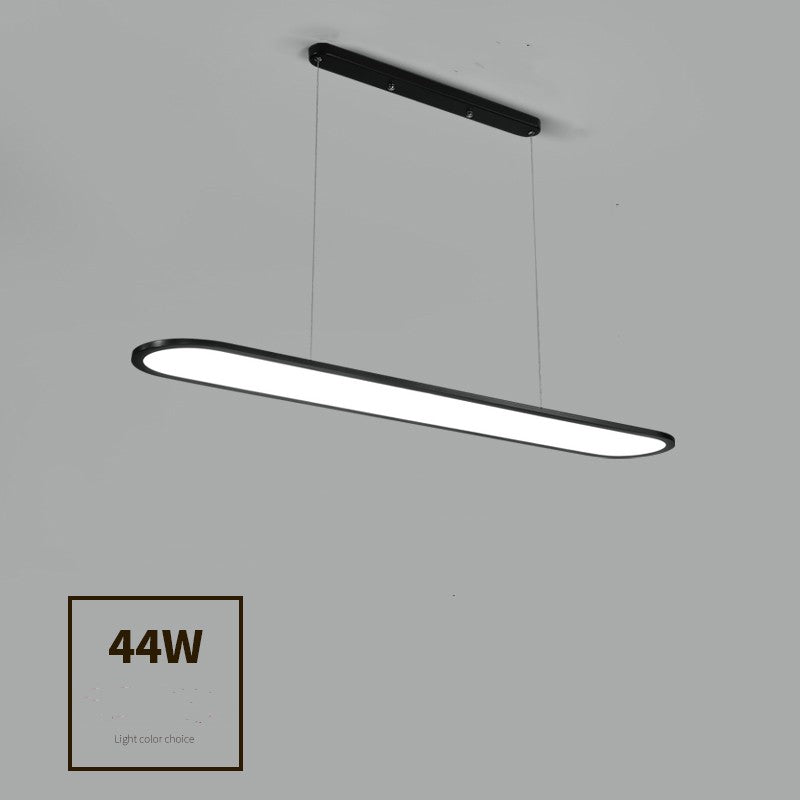 Modern Simple Creative Strip Bar Led Office Lighting Restaurant Chandelier CJ