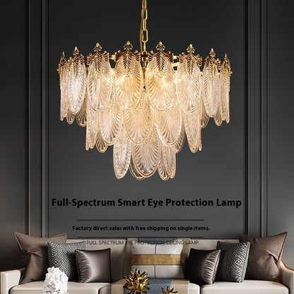 Glass Chandelier Living Room Simple Creative Bedroom Chandelier CJ