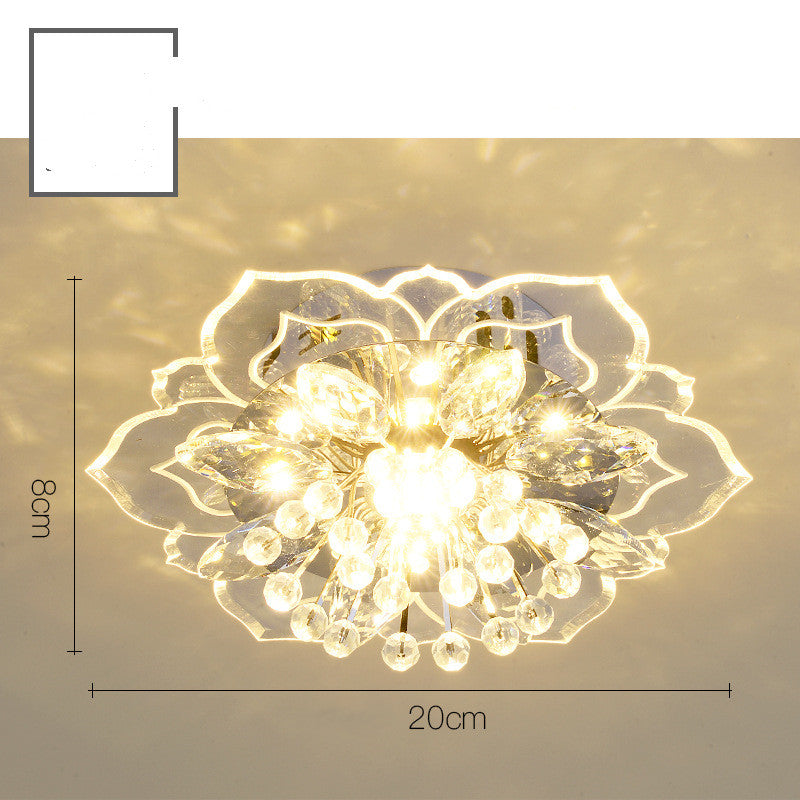 Small Crystal Lamp Corridor Lamp Modern Minimalist Living Room Lamp NatalizHomeShop