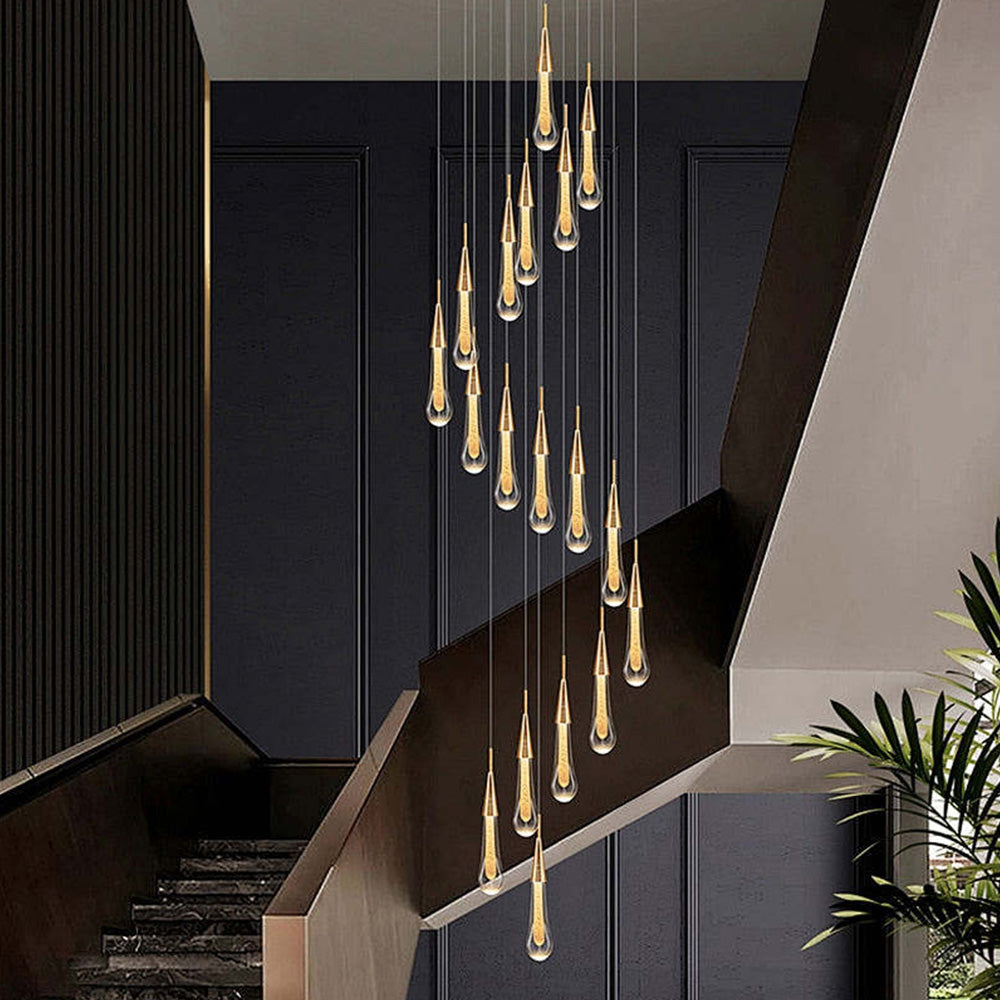 Yuhuaqi Lighting - Chinese Crystal Lighting Fixtures, Hotel Custom Lighting Fixtures, Customstair light  Chandeliers YUHUAQI LIGHTING