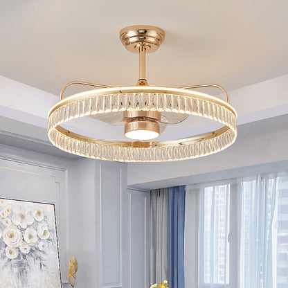 Fan light, dining room light, bedroom light, modern minimalist style YUHUAQI LIGHTING