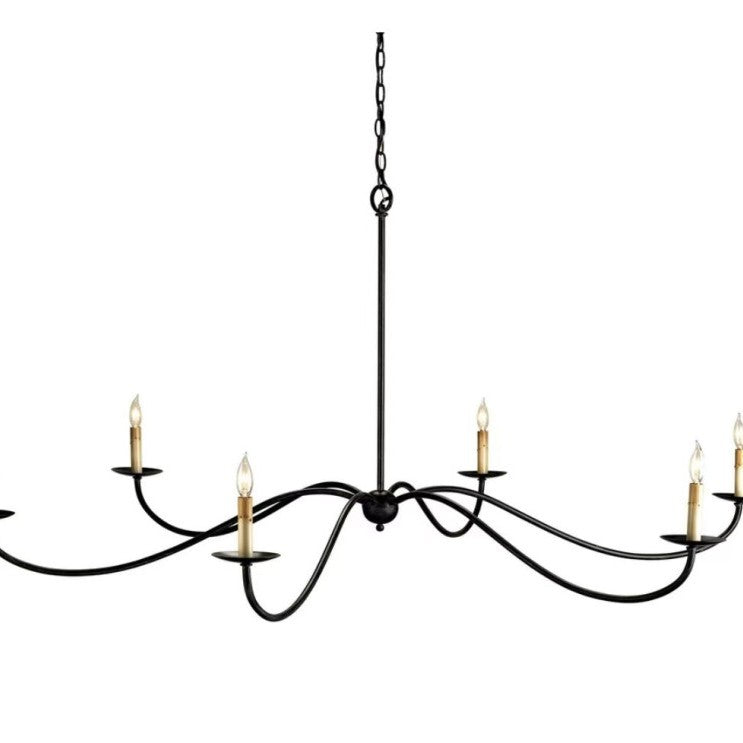 American Retro Style Copper Chandelier French Entry Lux Simple CJ