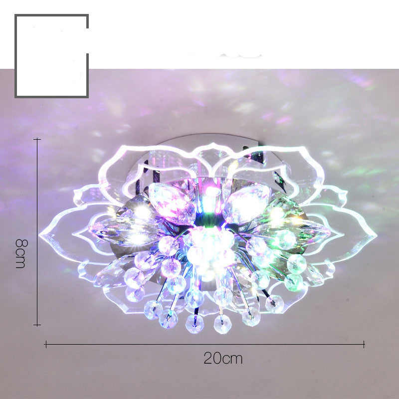Small Crystal Lamp Corridor Lamp Modern Minimalist Living Room Lamp NatalizHomeShop
