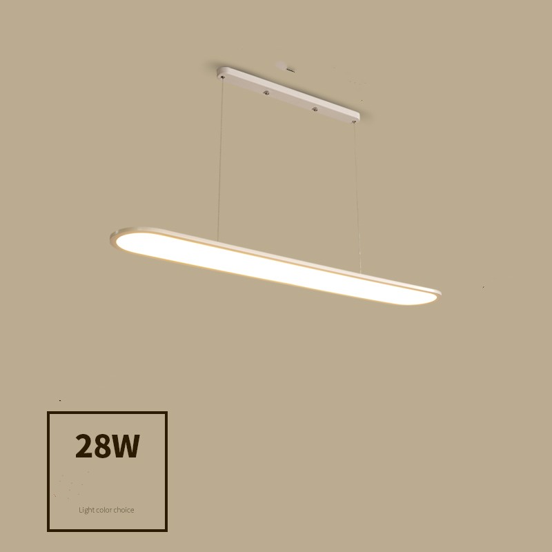Modern Simple Creative Strip Bar Led Office Lighting Restaurant Chandelier CJ