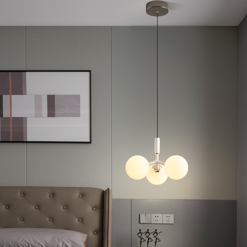 Nordic Cream Style Living Room Sofa Edge Bedside Chandelier CJ
