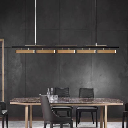 Rectangular Modern Metal Minimalist Pendant Light CJ