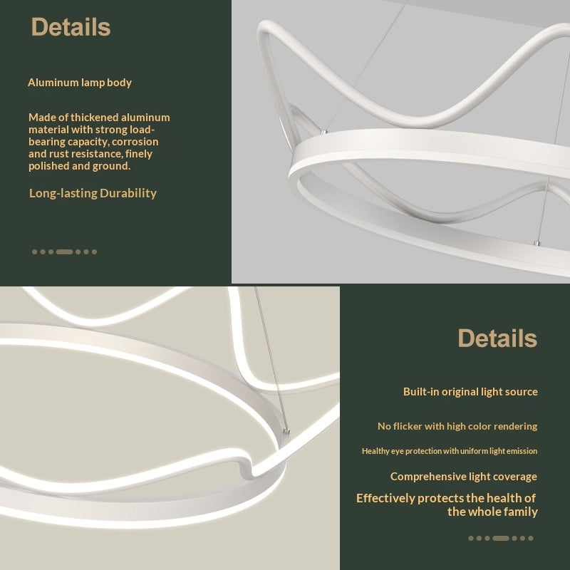 Minimalist Crown Modern Minimalist Chandelier For Rooms And Bedrooms CJ