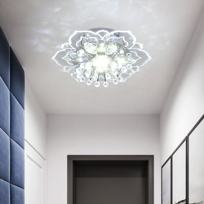 Small Crystal Lamp Corridor Lamp Modern Minimalist Living Room Lamp NatalizHomeShop