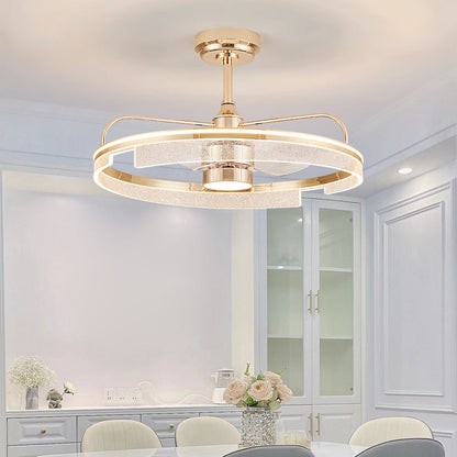 Fan light, dining room light, bedroom light, crystal chandelier.HQC-J5775/H5500 YUHUAQI LIGHTING