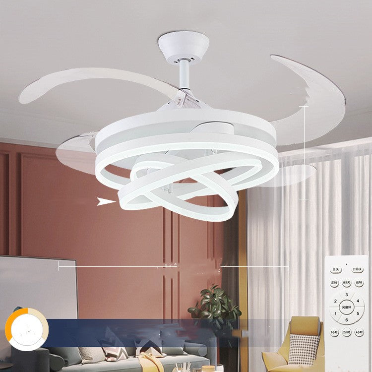 Household Living Room Bedroom Lights With Electric Fans And Chandeliers NatalizHomeShop