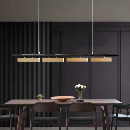 Rectangular Modern Metal Minimalist Pendant Light CJ