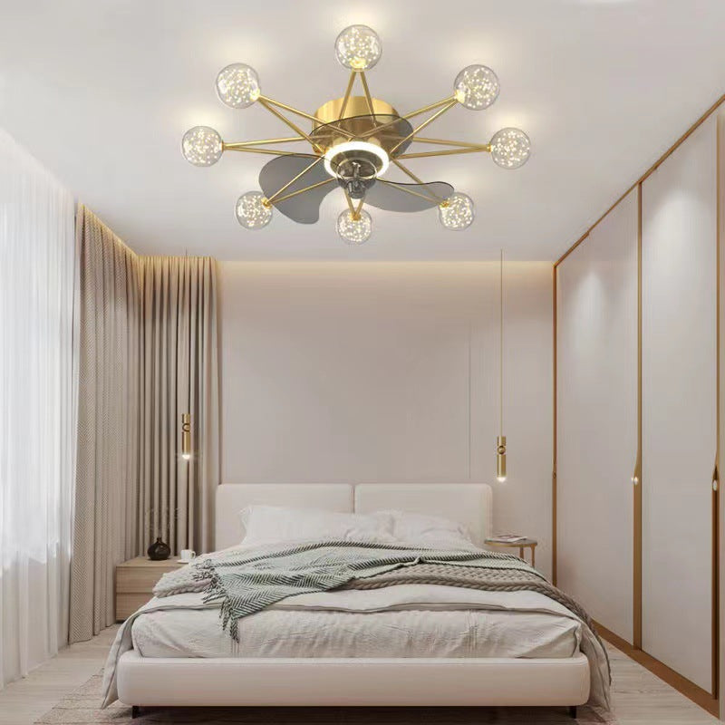 Nordic Ceiling Fan Lights Living Room Dining Room Full Of Stars NatalizHomeShop