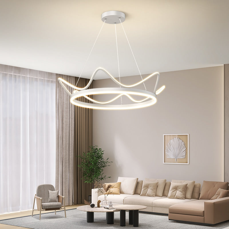 Minimalist Crown Modern Minimalist Chandelier For Rooms And Bedrooms CJ