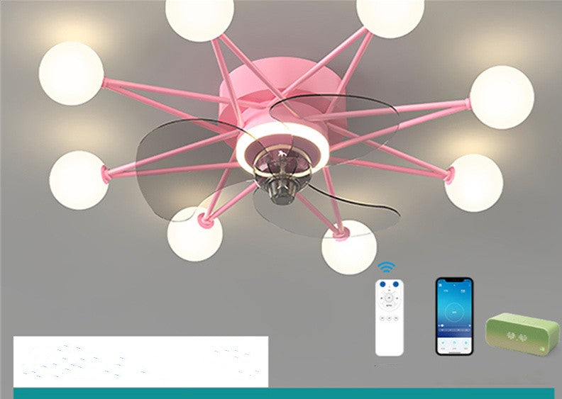 Nordic Ceiling Fan Lights Living Room Dining Room Full Of Stars NatalizHomeShop