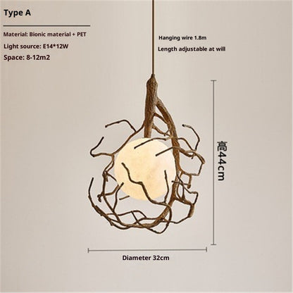 Creative Personality Clothing Store Tea Art Window Chandelier CJ
