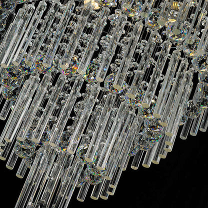 Modern simple light luxury golden crystal ceiling lamp stair light YUHUAQI LIGHTING