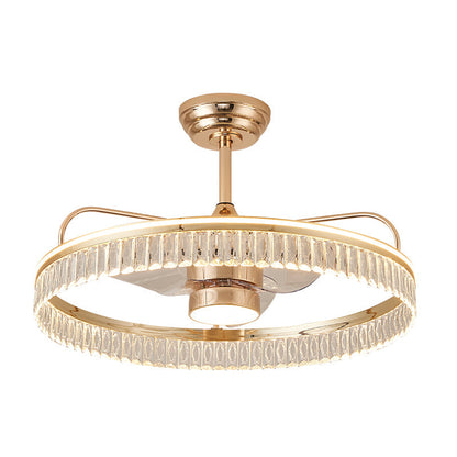 Fan light, dining room light, bedroom light, modern minimalist style YUHUAQI LIGHTING