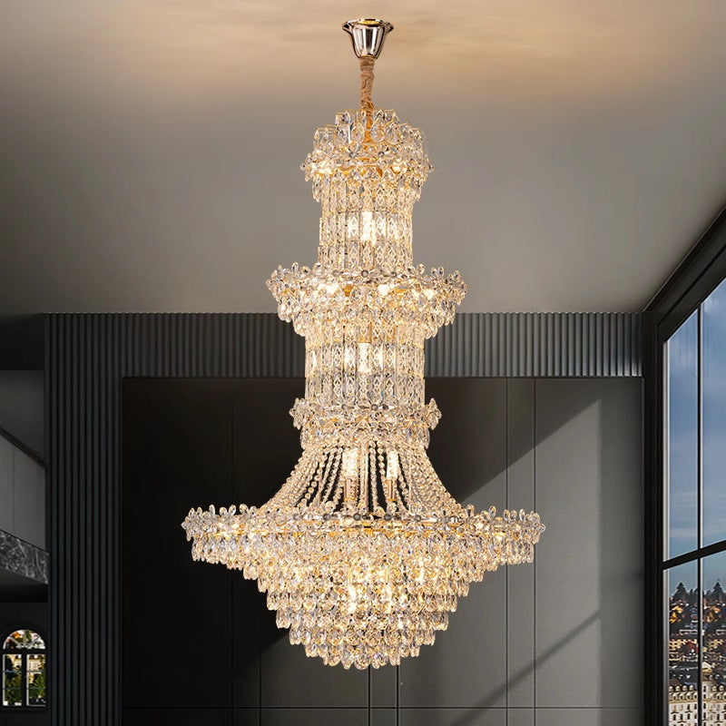 Modern Duplex Living Room Chandelier CJ