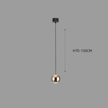 Restaurant Cafe Bar Living Room Ball Long Line Chandelier CJ