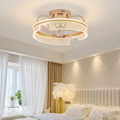 Fan light, dining room light, bedroom light, crystal chandelier. YUHUAQI LIGHTING
