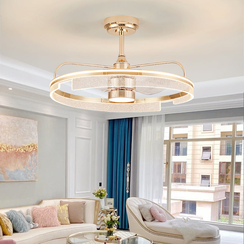 Fan light, dining room light, bedroom light, crystal chandelier.HQC-J5775/H5500 YUHUAQI LIGHTING