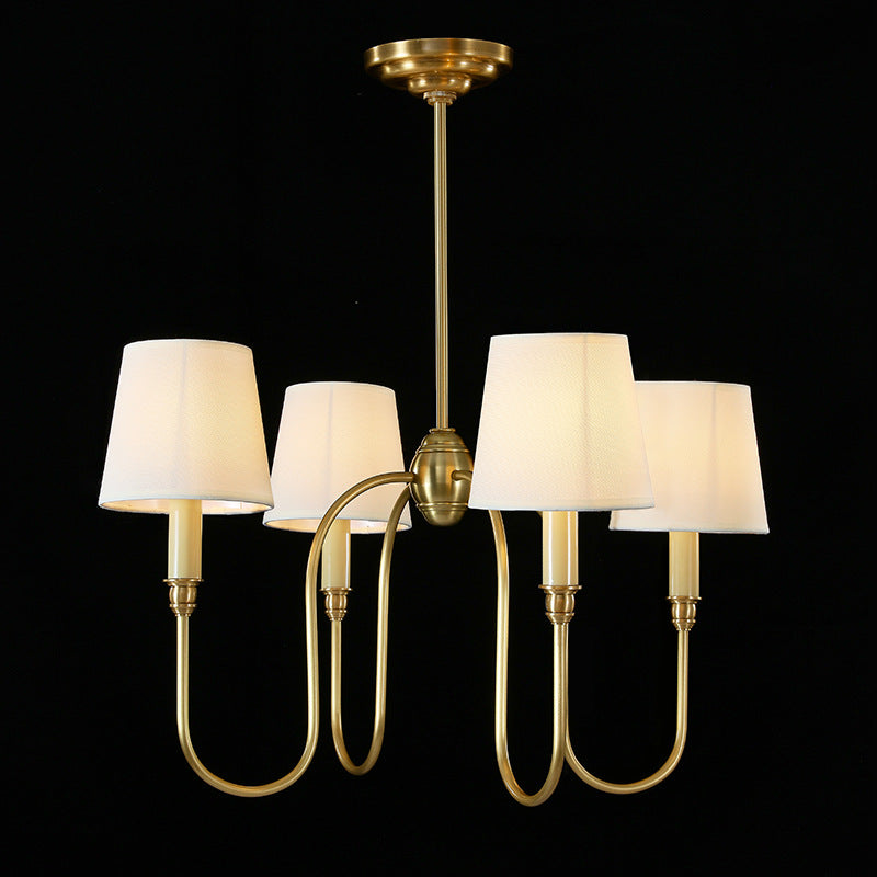 Copper Bedroom Chandelier Simple Living Room Dining Room Chandelier CJ