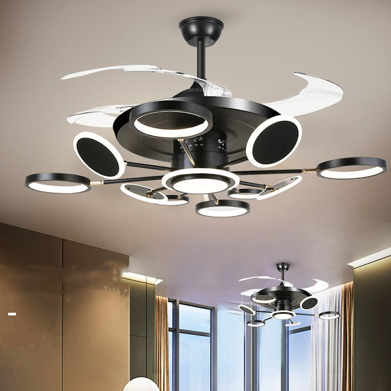 Nordic Ceiling Fans With LED Light Remote Control Ceiling NatalizHomeShop