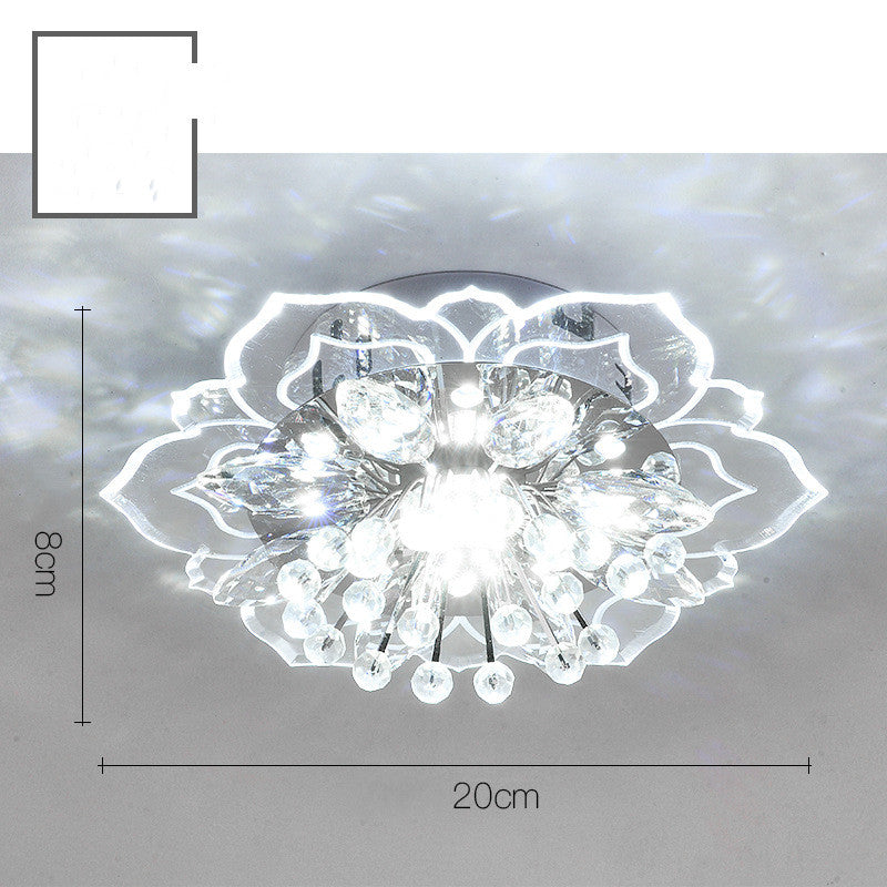 Small Crystal Lamp Corridor Lamp Modern Minimalist Living Room Lamp NatalizHomeShop