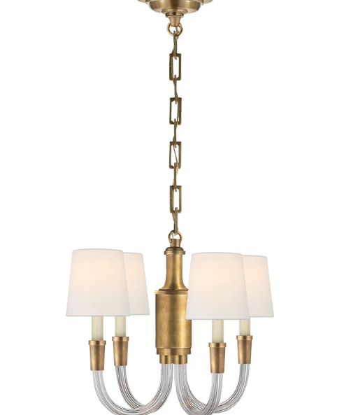 All Copper American Simple Chandelier Simple Bedroom Post-modern CJ
