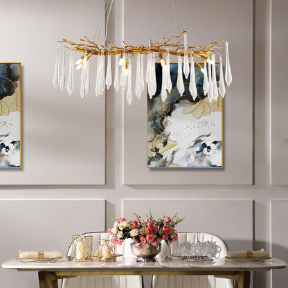 Modern Light Luxury Living Room Chandelier CJ