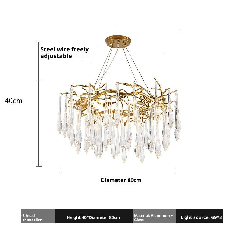 Modern Light Luxury Living Room Chandelier CJ
