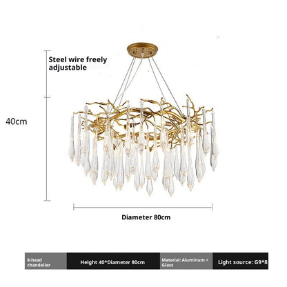 Modern Light Luxury Living Room Chandelier CJ