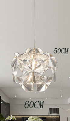 LED Acrylic Living Room Apple Chandelier CJ