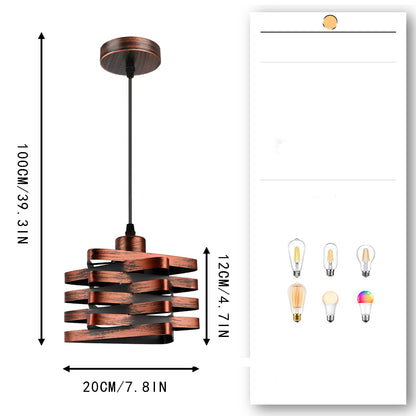 Bedside Chandelier American Vintage Living Room Bedroom Chandelier CJ