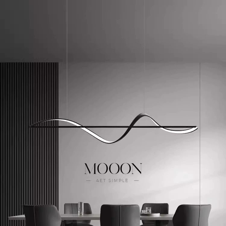 Italian Minimalist Line Restaurant Chandelier CJ