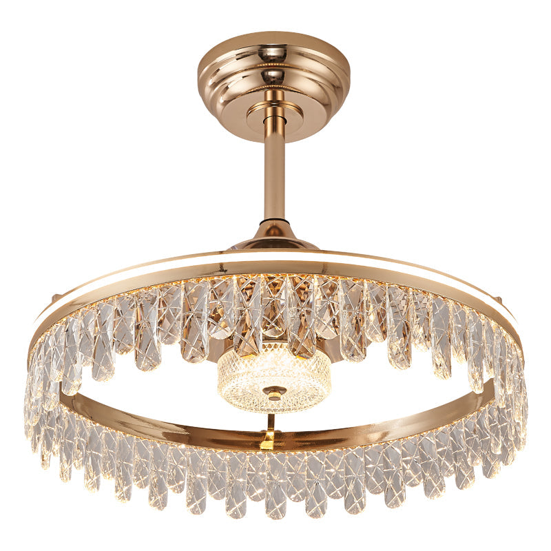 Fan light, dining room light, bedroom light, modern minimalist style YUHUAQI LIGHTING