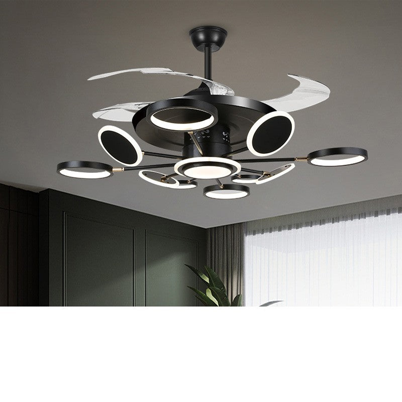 Nordic Ceiling Fans With LED Light Remote Control Ceiling NatalizHomeShop