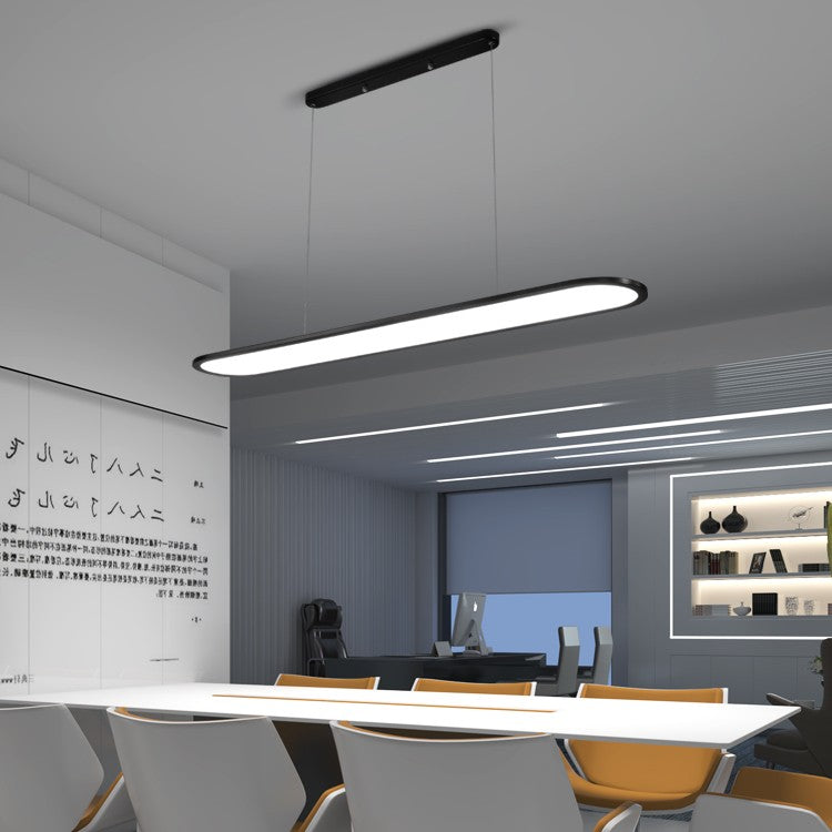 Modern Simple Creative Strip Bar Led Office Lighting Restaurant Chandelier CJ