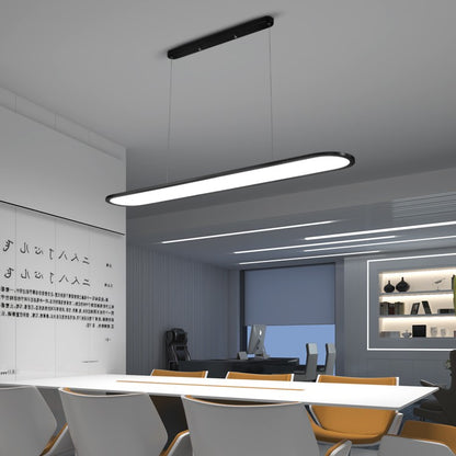 Modern Simple Creative Strip Bar Led Office Lighting Restaurant Chandelier CJ