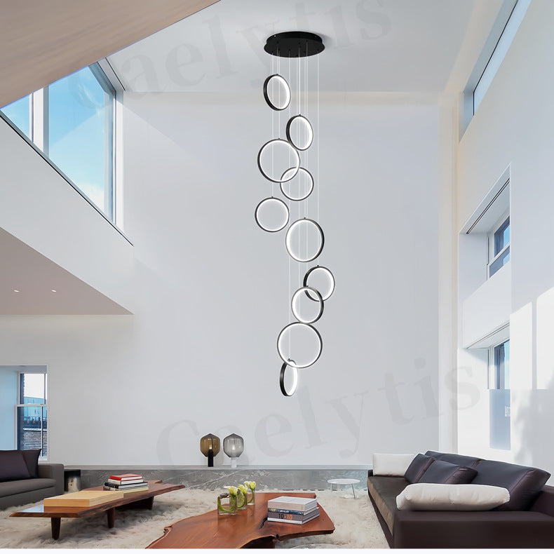 Loft Chandelier Modern Lighting Dining Room Lighting Fixtures CJ