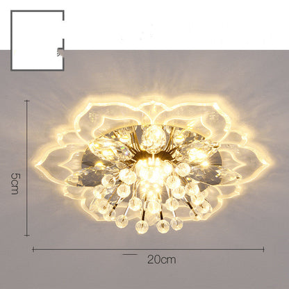 Small Crystal Lamp Corridor Lamp Modern Minimalist Living Room Lamp NatalizHomeShop