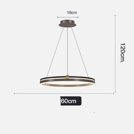 Chandelier Living Room Brushed Aluminum Bedroom Study CJ