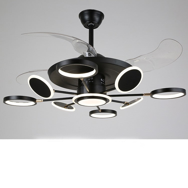 Nordic Ceiling Fans With LED Light Remote Control Ceiling NatalizHomeShop