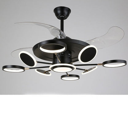 Nordic Ceiling Fans With LED Light Remote Control Ceiling NatalizHomeShop