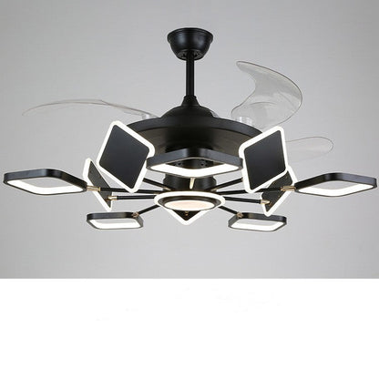 Nordic Ceiling Fans With LED Light Remote Control Ceiling NatalizHomeShop