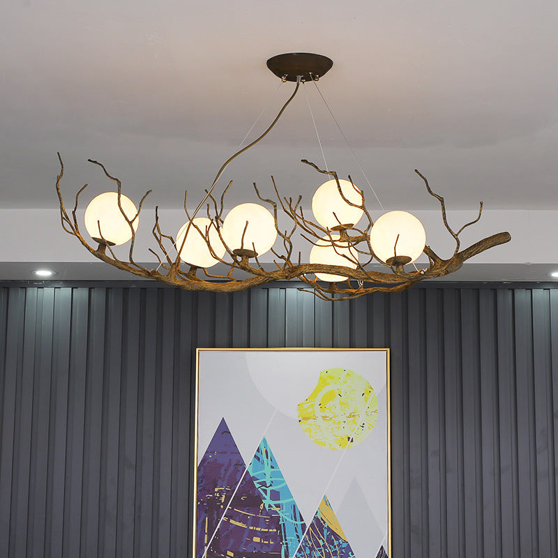 Creative Personality Clothing Store Tea Art Window Chandelier CJ