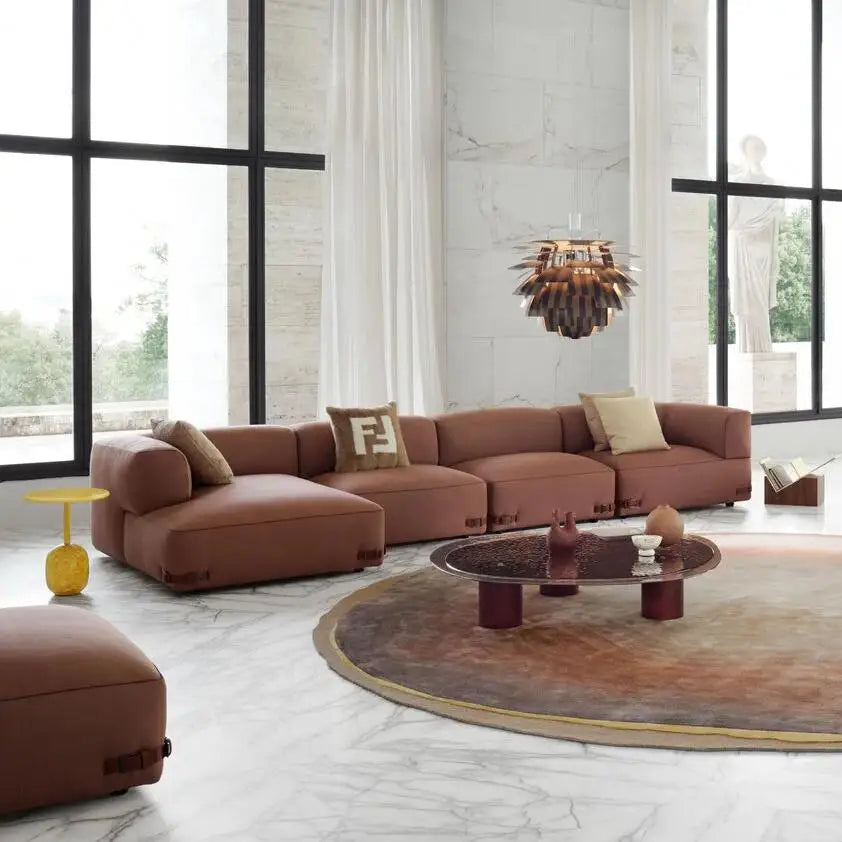 Modern Modular Sectional Sofa Living Room Furniture Fabric Sofa Luxury Corner Couch Living Room Sofa Set Arado