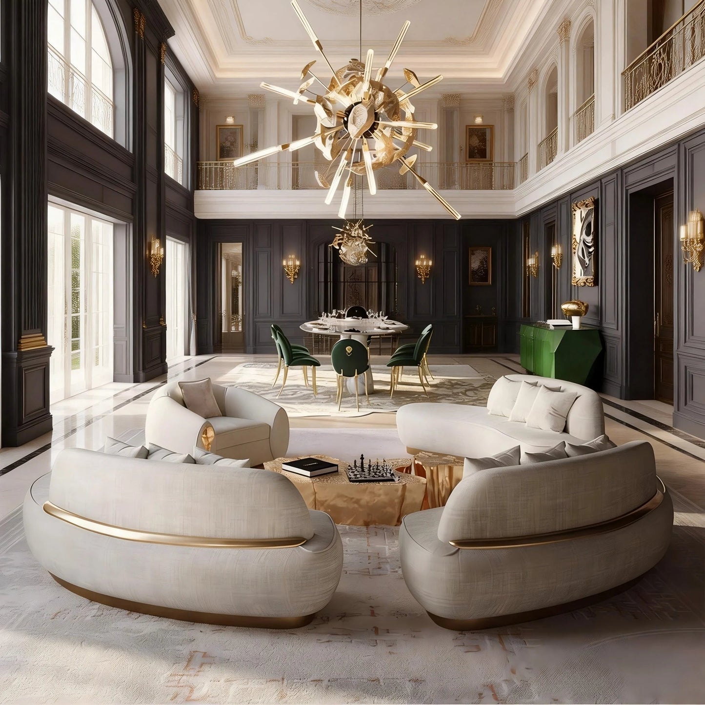 Modern Luxury Furniture Curved Sofa Living Room Sofa Set Furniture Luxury Couch Living Room Sofa Arado